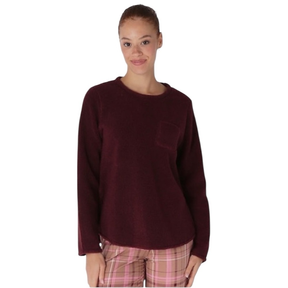 🆕 CUDDL DUDS Cozy Sherpa Top Size L